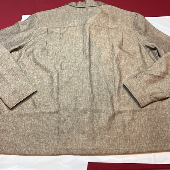 Irvine Park brown tweed beige embroidered SHIRT retro western Mens Button Up 2X - Picture 7 of 16